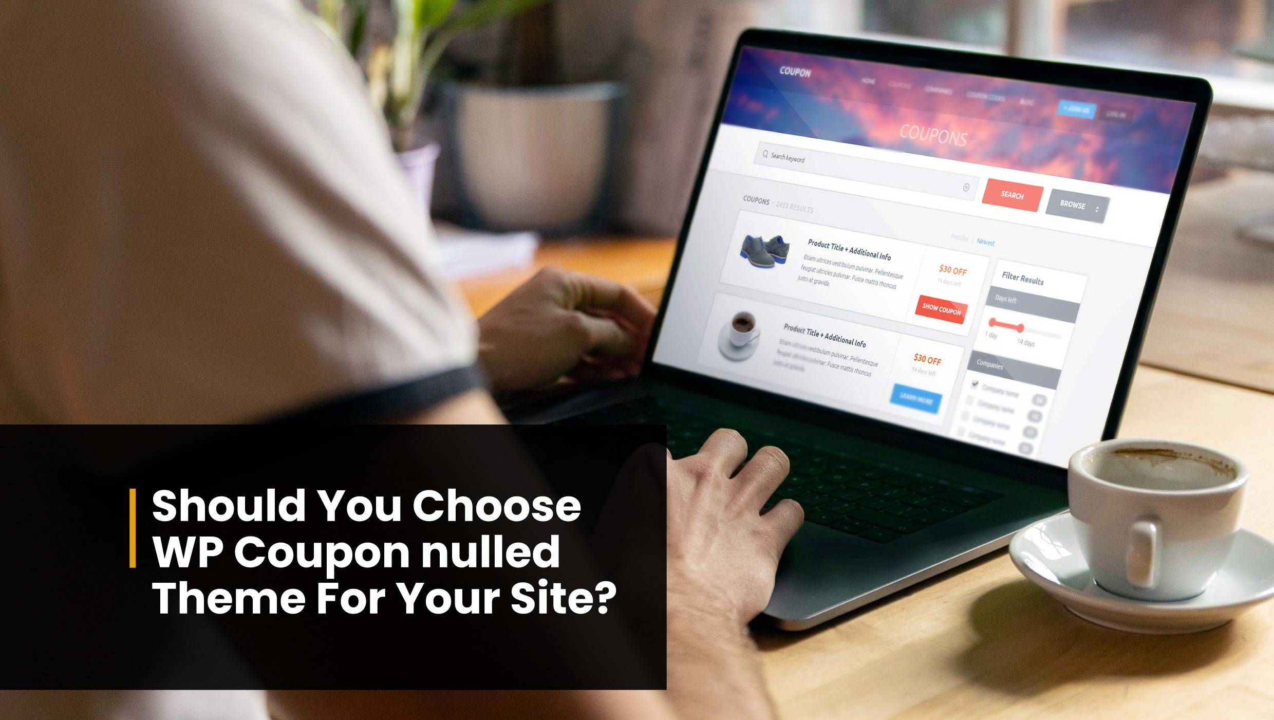 Free download of WP Coupon nulled theme